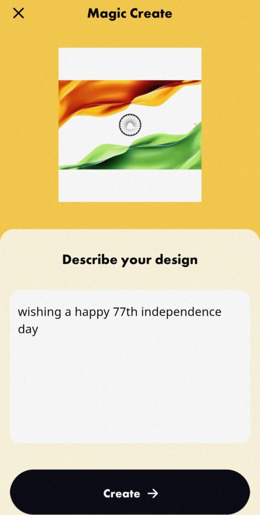 6 Creative Templates For India Independence Day 2023 | Create With Blend's 'Magic Create'
