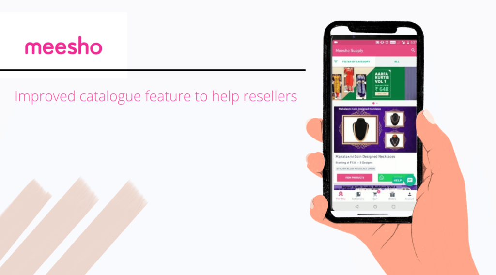 Improving catalogue & product discovery for resellers on Meesho