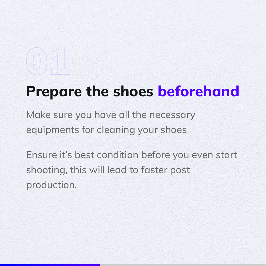 5 Pro Tips For Footwear Photography | Prepare The Shoes Beforehand