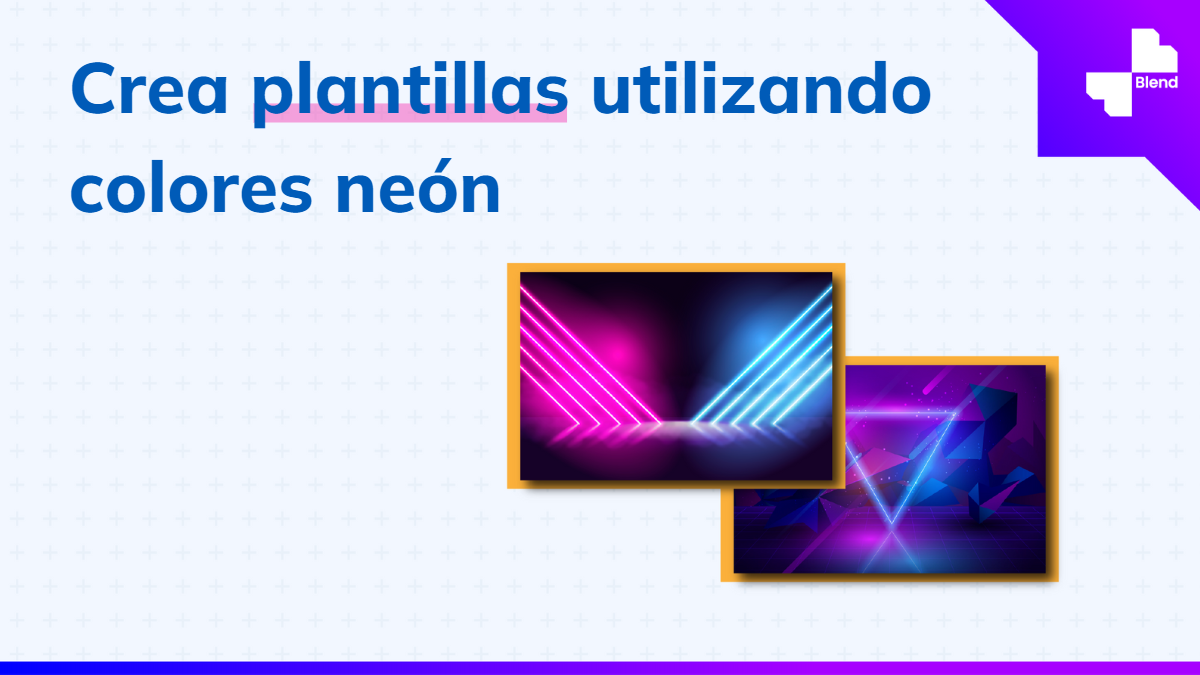 Crea plantillas con colores neón