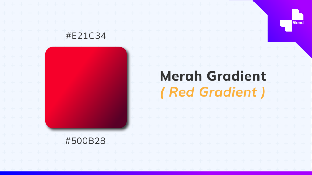 Merah gradien
