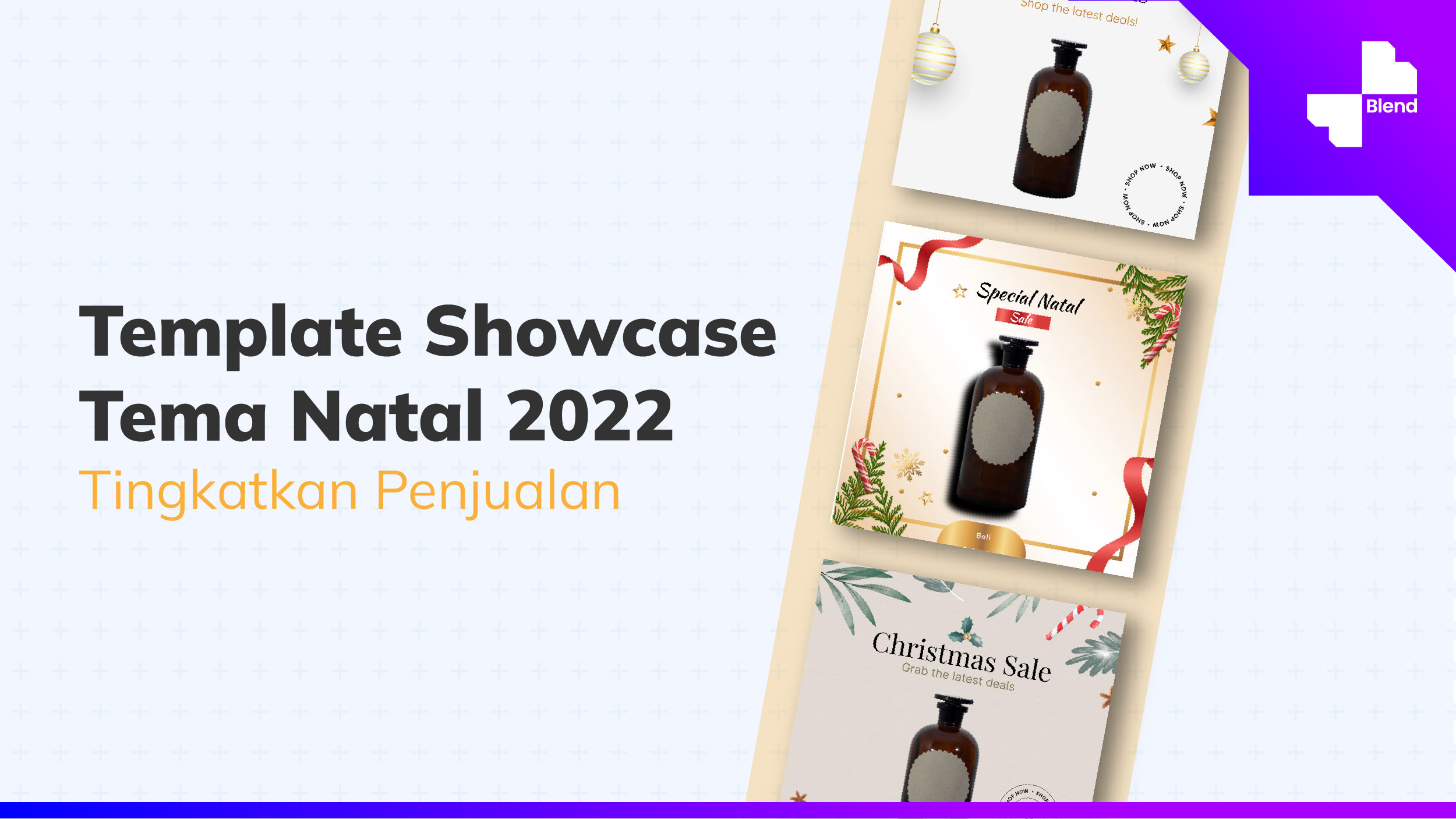 template showcase tema natal 2022