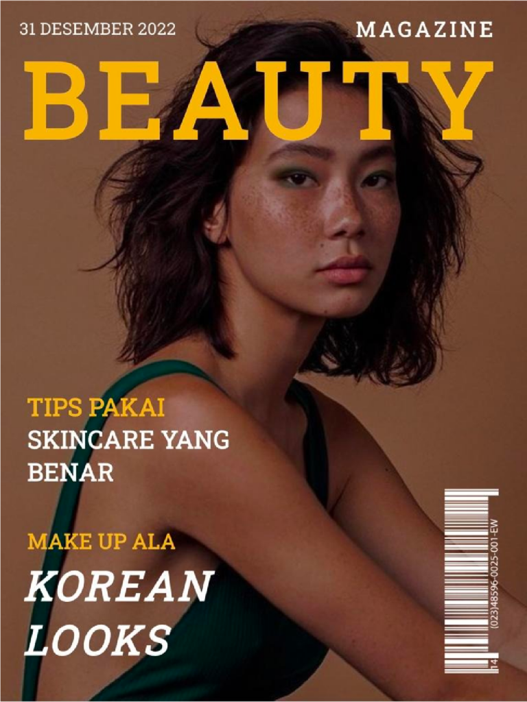 salah satu cover majalah kecantikan