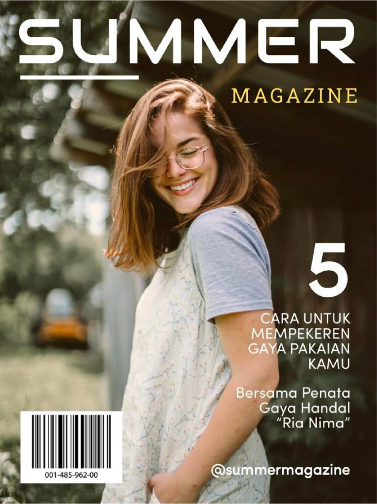 summer cover majalah